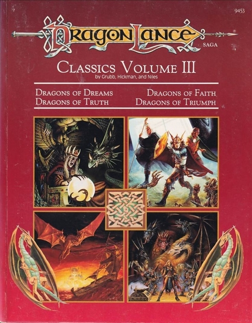  Advanced Dungeons & Dragons 2nd Edition - Dragonlance - Classics Volume 3 (B-Grade) (Genbrug)